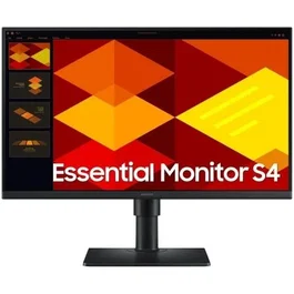 Samsung LS24D400GAUXEN Monitor Essential S4 24" Full HD IPS 100Hz, Regulable en Altura, Negro